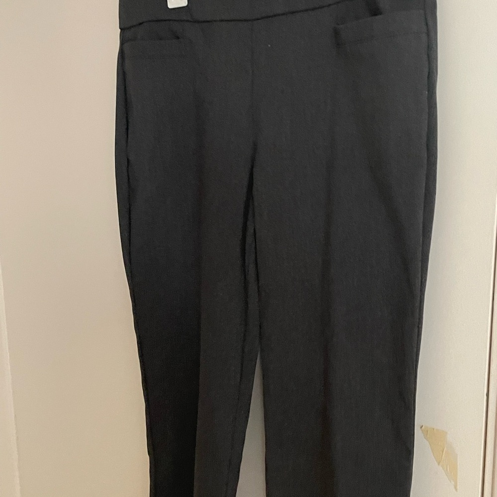 Liz Claiborne Black Ponte Tailored Trousers